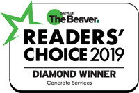 Oakville Beaver Readers' Choice 2019 Platinum Winner - Concrete Services