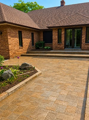 Stamped Concrete Driveway