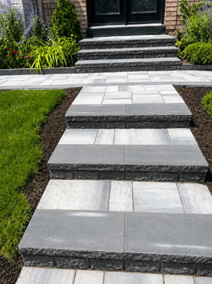 Interlocking Steps by J.M.C. Concrete