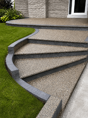 Concrete Aggregate Steps by J.M.C. Concrete