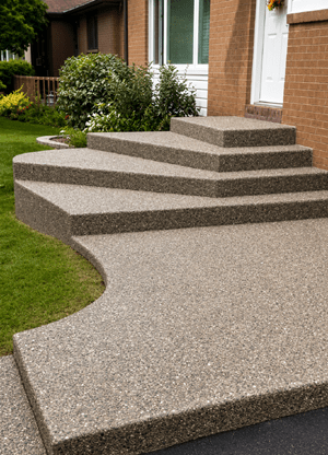 Concrete Aggregate Steps