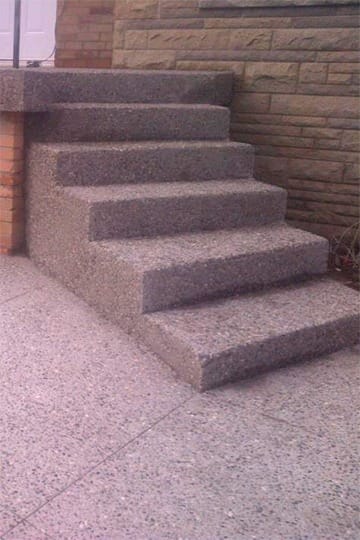 Concrete Aggregate Steps