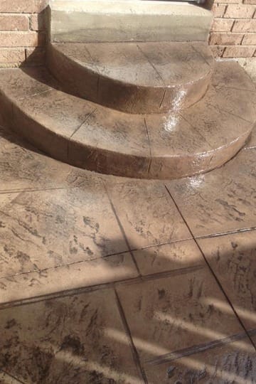 Stamped Concrete Steps