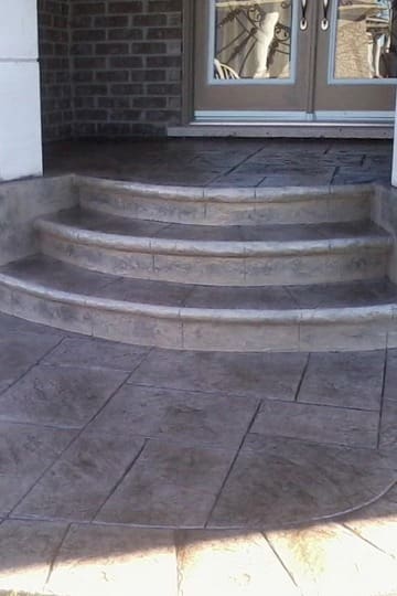 Stamped Concrete Steps