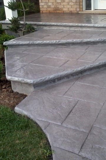 Stamped Concrete Steps