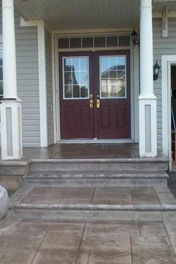 Stamped Concrete Steps