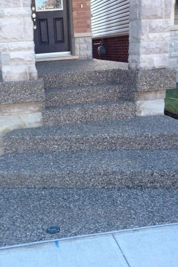 Concrete Aggregate Steps