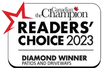 Canadian Champion Readers Choice Diamond Winner Patios & Driveways
